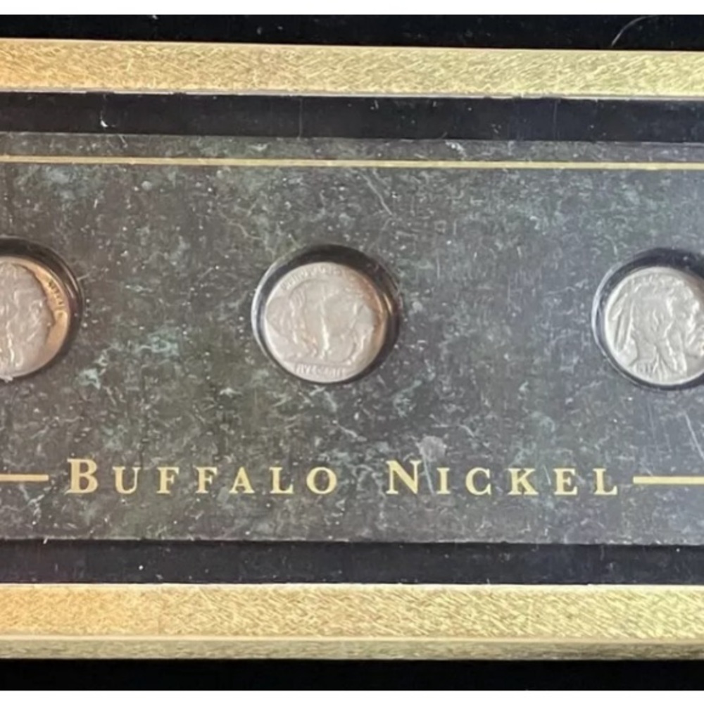 Buffalo Nickel 3 Piece Set
